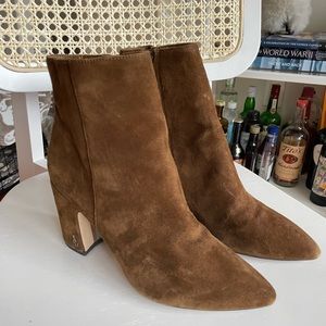 Suede heeled Sam Edelman booties